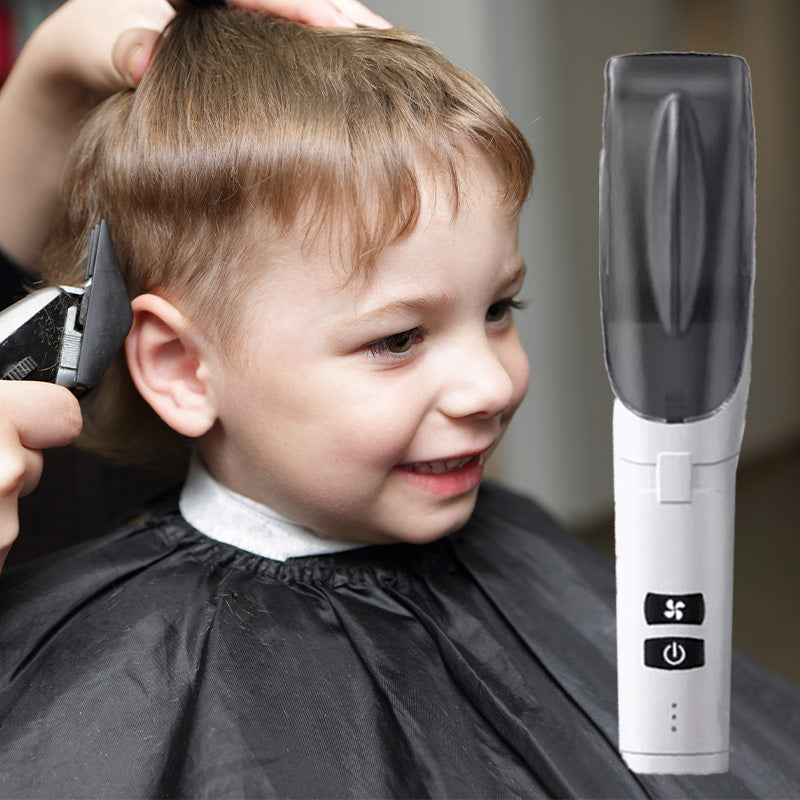 Electric hair clipper with automatic hair suction