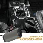 Cup-shaped hot air blower for car