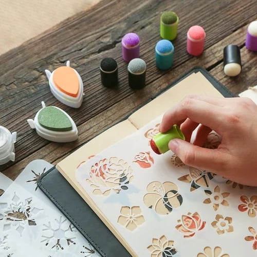 DIY set for finger painting with sponge