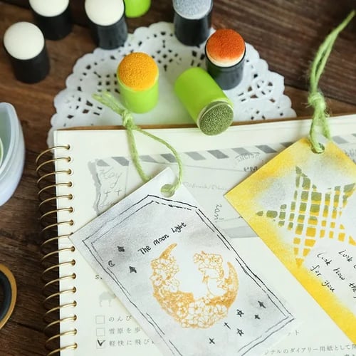 DIY set for finger painting with sponge