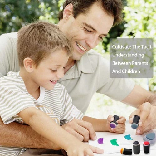 DIY set for finger painting with sponge