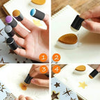 DIY set for finger painting with sponge