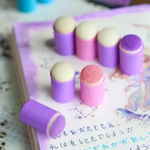 DIY set for finger painting with sponge