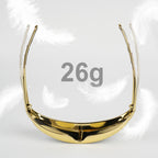 Welding goggles in one piece with mirror