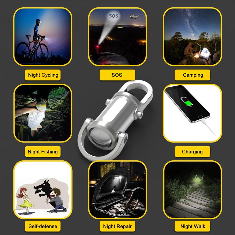 Lumineux | Mini LED flashlight – 1200LM – waterproof - ultra bright
