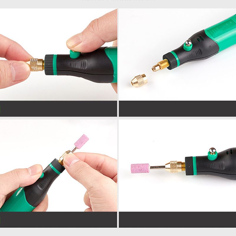 Stylish-shaped multifunctional mini grinding tool with 15000 rpm high speed
