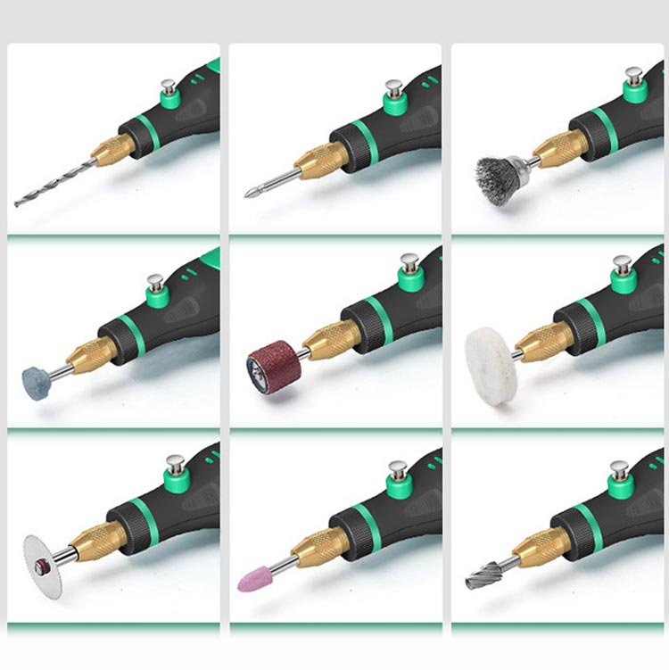Stylish-shaped multifunctional mini grinding tool with 15000 rpm high speed