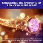 Purple keratin hair mask - locks in color and neutralizes brassiness and yellow tones for blonde silver-gray hair with light highlights