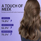 Purple keratin hair mask - locks in color and neutralizes brassiness and yellow tones for blonde silver-gray hair with light highlights