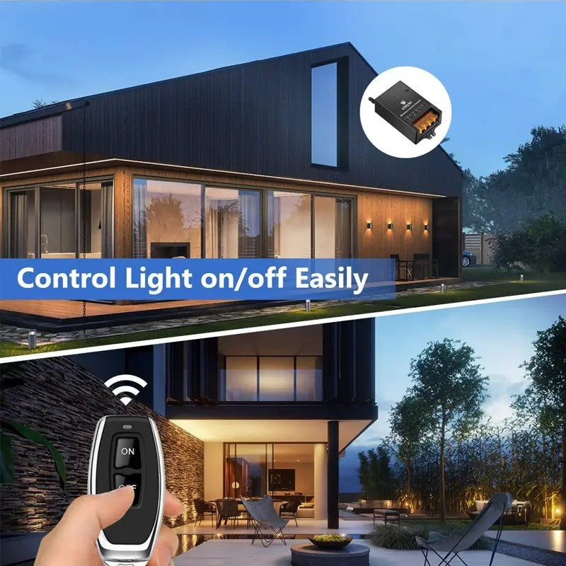 LuxaControl Wireless Remote Control Switch Kit | Effortless control without the hassle of wiring