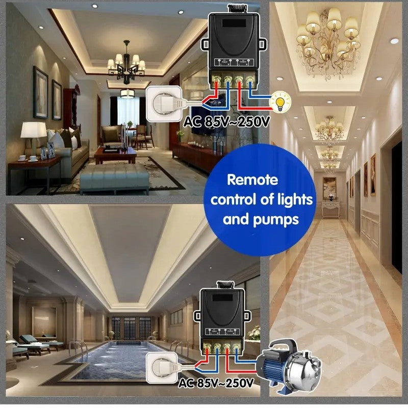 LuxaControl Wireless Remote Control Switch Kit | Effortless control without the hassle of wiring