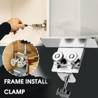 Quick installation tool for cabinet doors