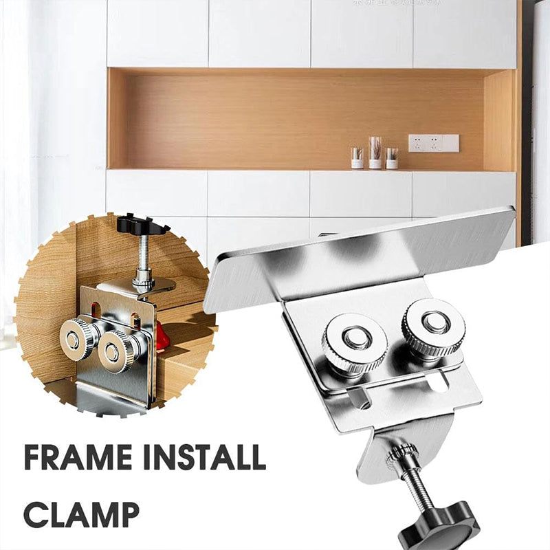 Quick installation tool for cabinet doors