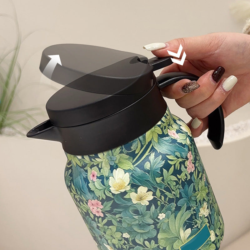 Limited time discount1000 ml vacuum insulated teapot with strainer
