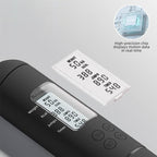 Battery-operated skipping rope with counter and weight balls