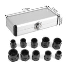 10 pcs. set with screw extractor for damaged screws