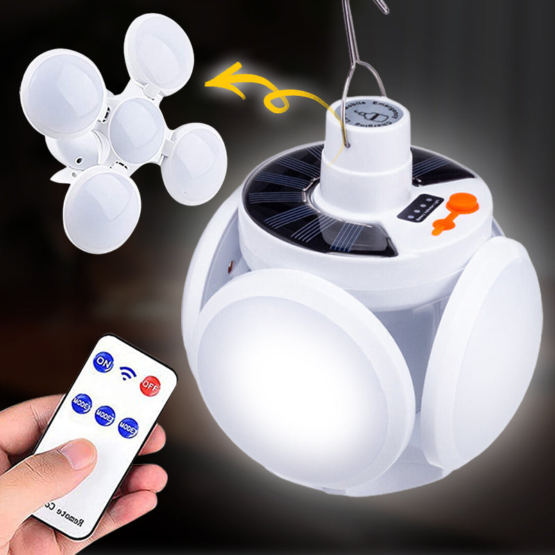 Foldable Sun Night Market Camping liked football lights