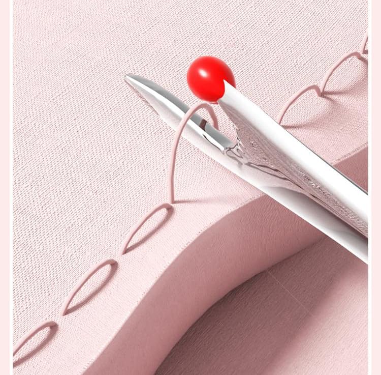 2-in-1 needle threaders and seam rolling tools