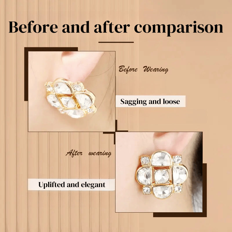 2025 New arrival 50% offEarrings in transparent silicone with strong support