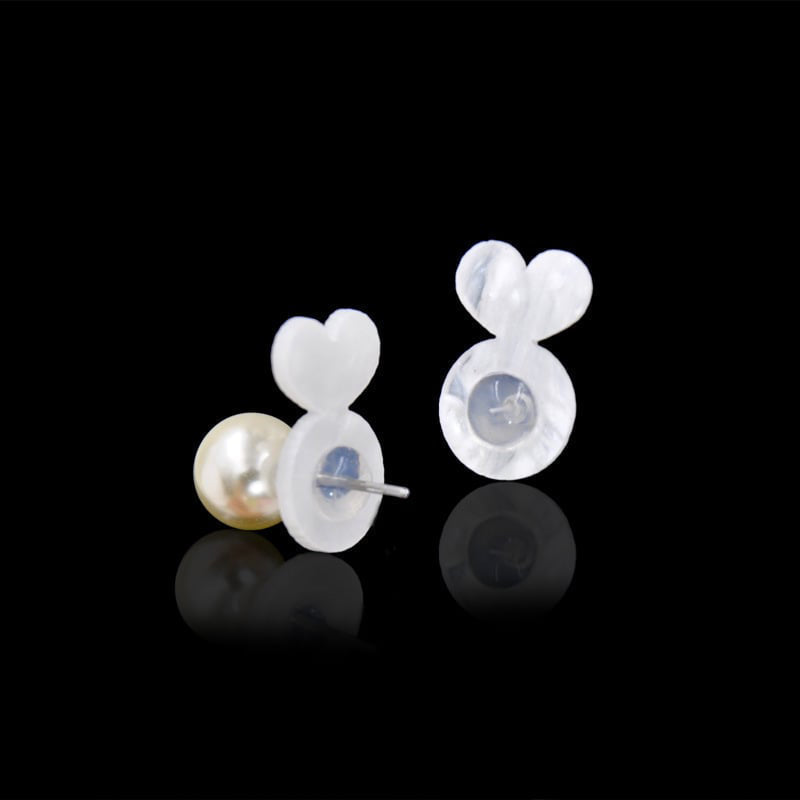 2025 New arrival 50% offEarrings in transparent silicone with strong support