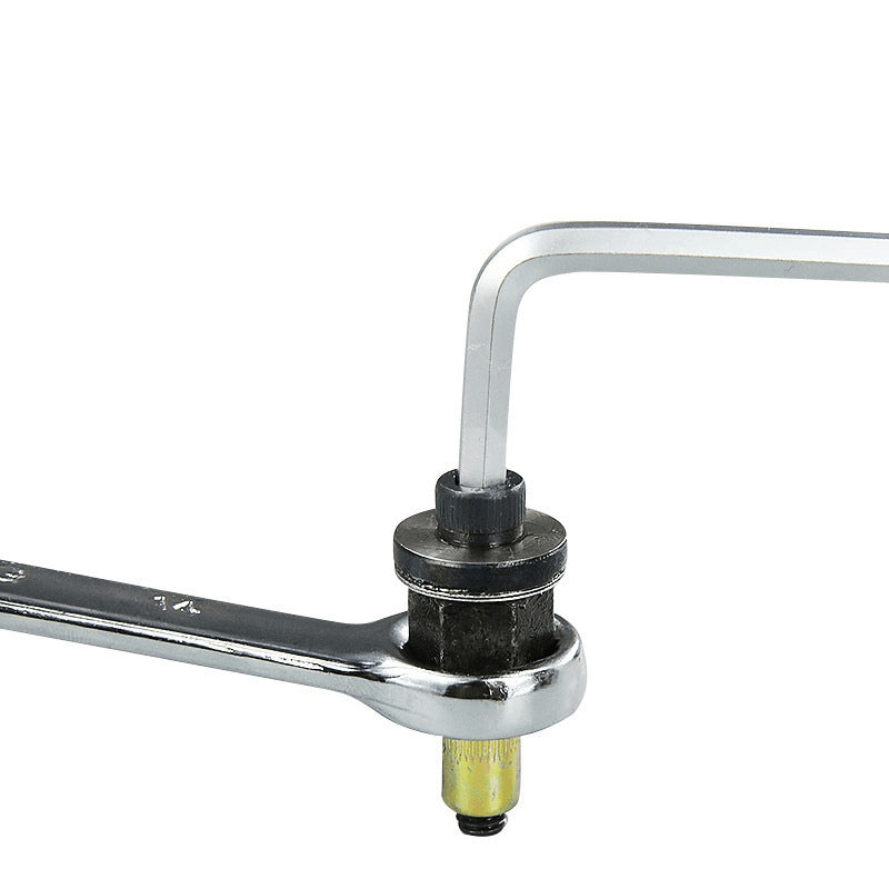 Set with hex nuts with flat head and insert pins