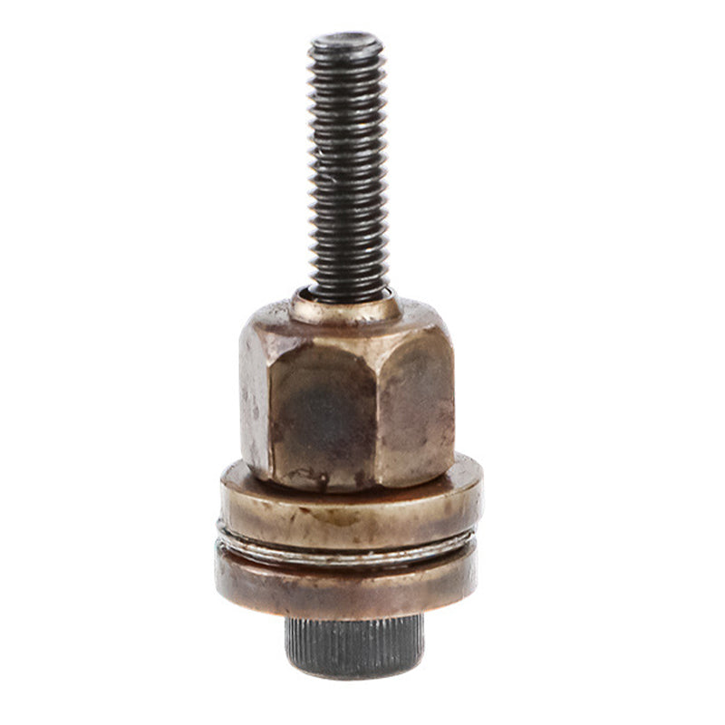 Set with hex nuts with flat head and insert pins