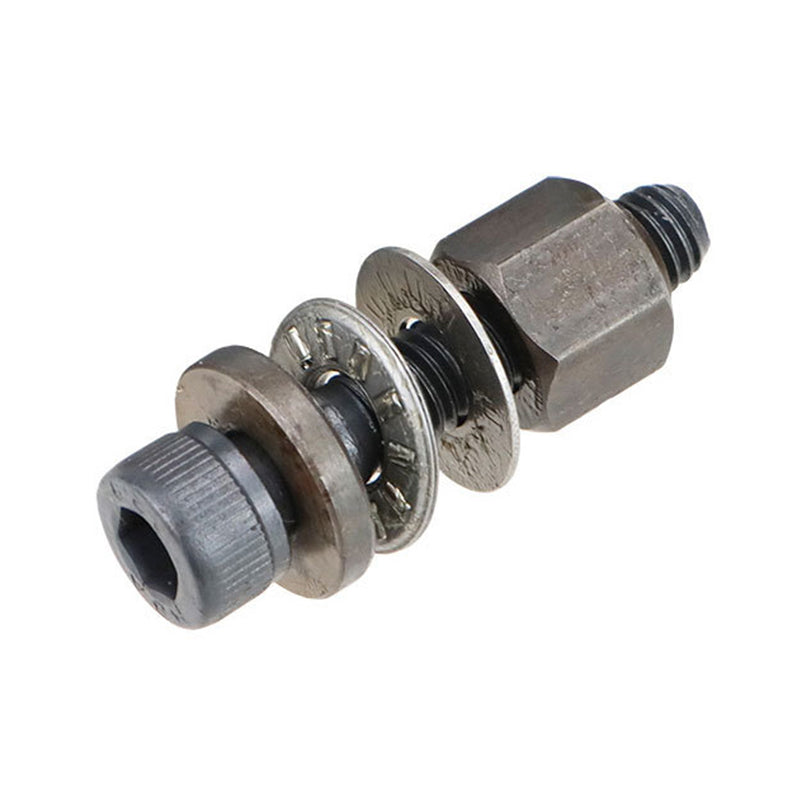 Set with hex nuts with flat head and insert pins