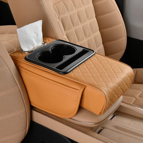 Integrated multifunctional riser cushion for car armrests under pressure