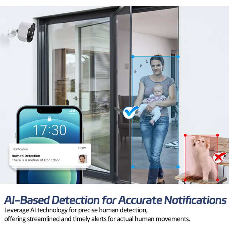 Solar-powered surveillance camera - wireless WiFi IP camera