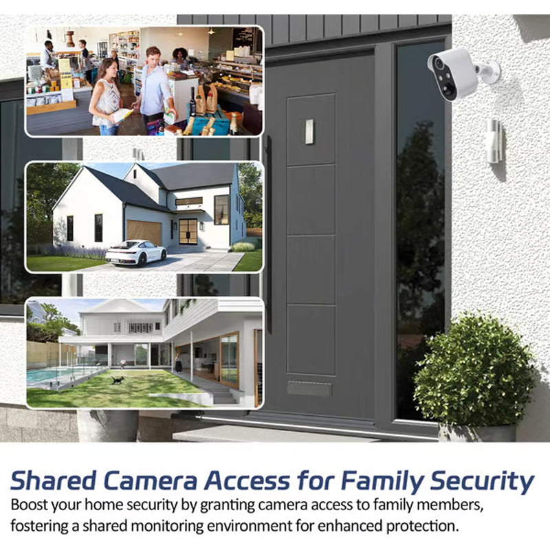 Solar-powered surveillance camera - wireless WiFi IP camera