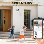 Solar-powered surveillance camera - wireless WiFi IP camera