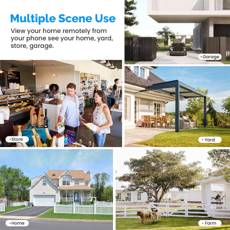 Solar-powered surveillance camera - wireless WiFi IP camera