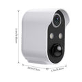 Solar-powered surveillance camera - wireless WiFi IP camera