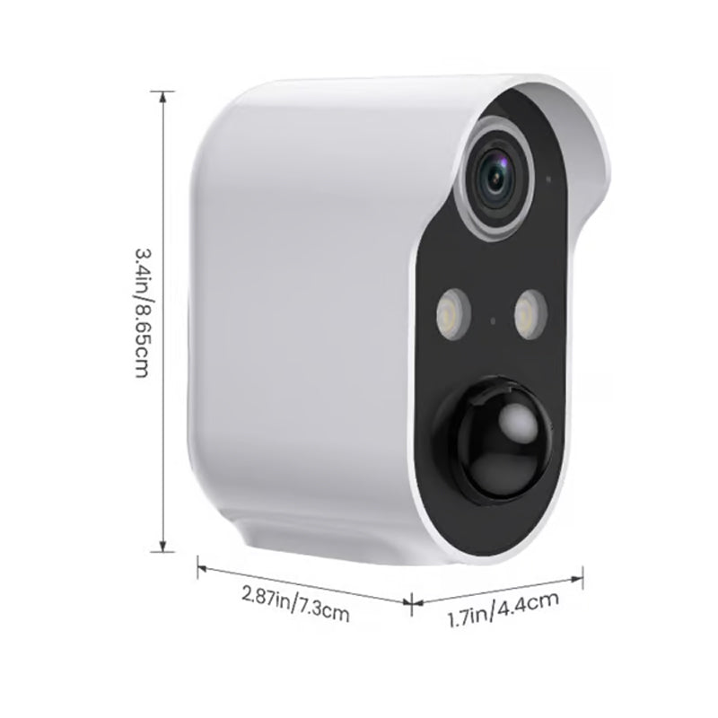 Solar-powered surveillance camera - wireless WiFi IP camera