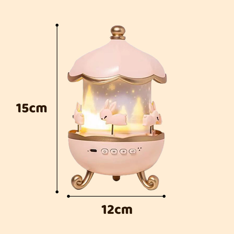 Bluetooth night light projector