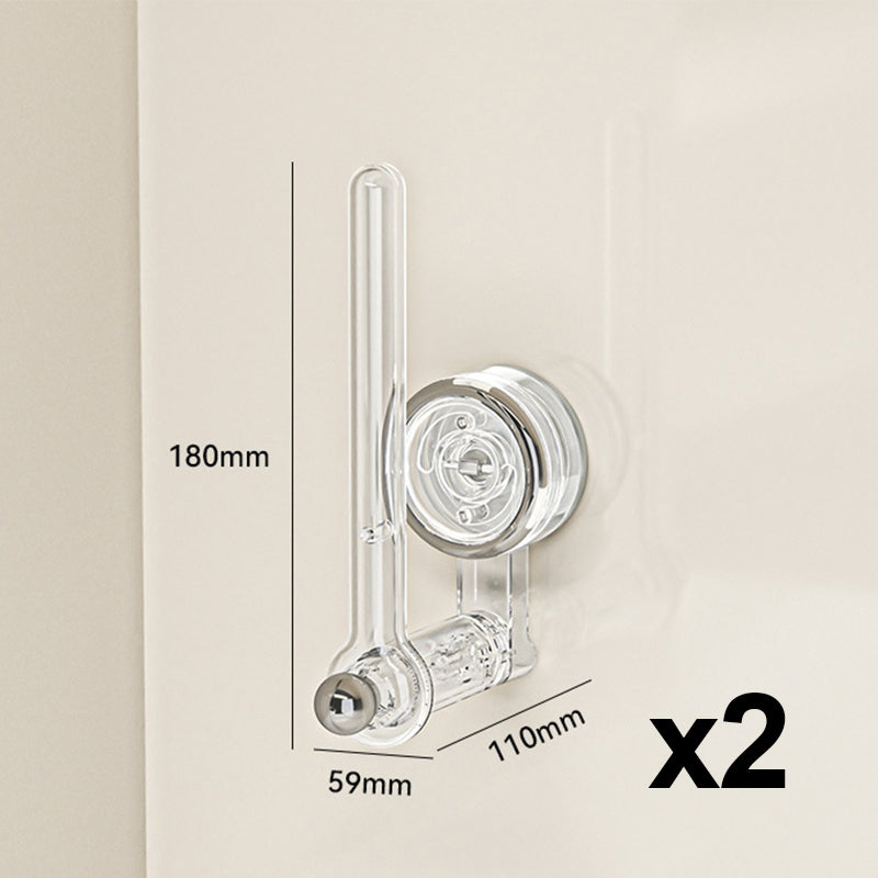Multifunctional vacuum suction cup toilet paper holder
