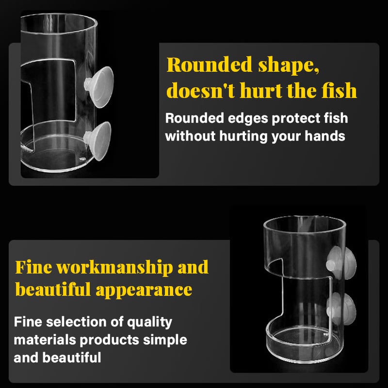 Feeding ring and tray for aquarium