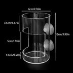 Feeding ring and tray for aquarium