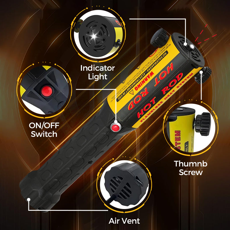 Magnetic induction heater set - 1100W induction heating tool for bolt removal