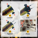 Magnetic induction heater set - 1100W induction heating tool for bolt removal
