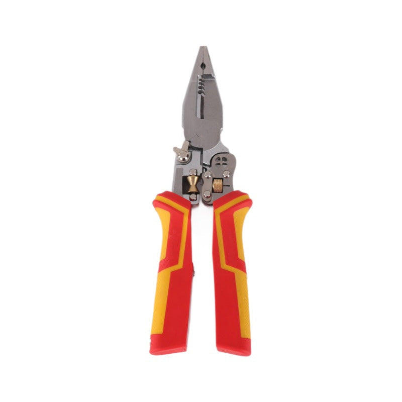 Versatile wire stripping tool with current measurement