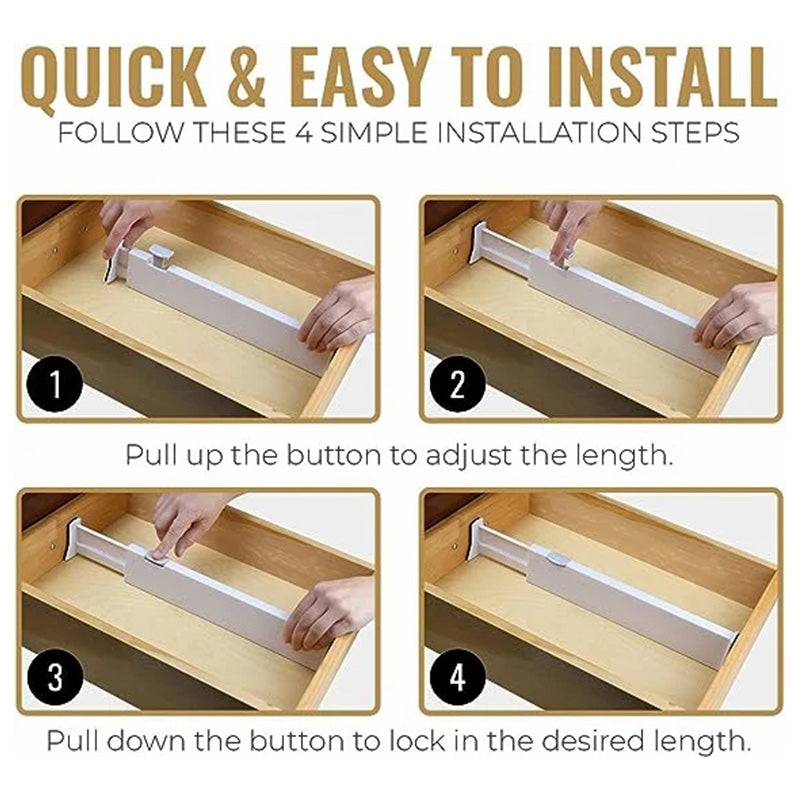 DIY division of dresser drawers