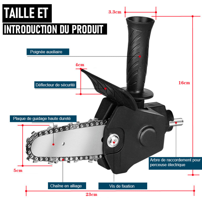 Mini forestry chainsaw for household use