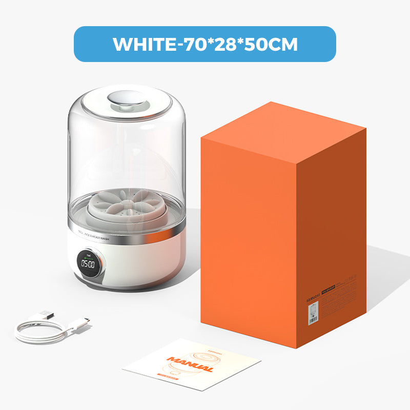 Portable rechargeable mini washing machine for underwear！