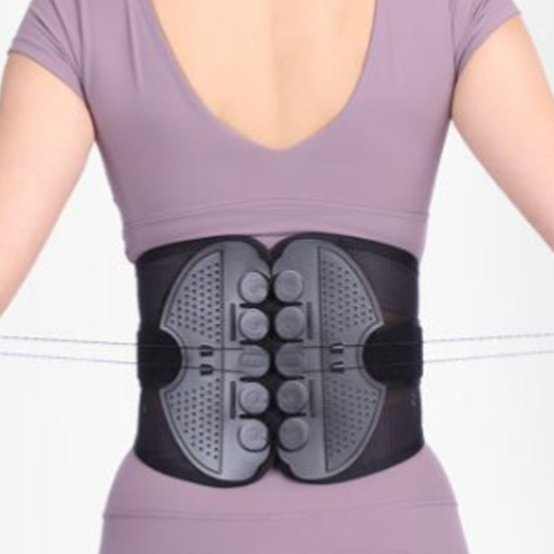 Adjustable back support belt for lower back