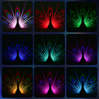 Peacock Projection Wall Lamp with Remote Control