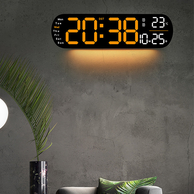 Multifunctional Decorative LED Digital Wall Clock