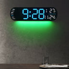 Multifunctional Decorative LED Digital Wall Clock