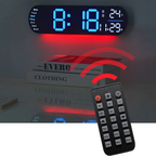 Multifunctional Decorative LED Digital Wall Clock