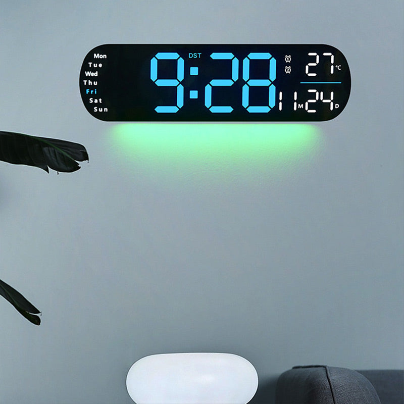 Multifunctional Decorative LED Digital Wall Clock